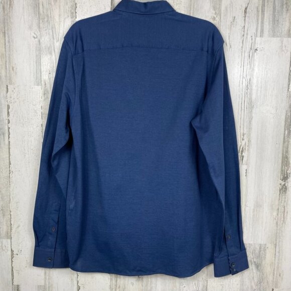 Ted Baker London Men's button up shirt classic blue size 5 or 42 - Picture 6 of 6